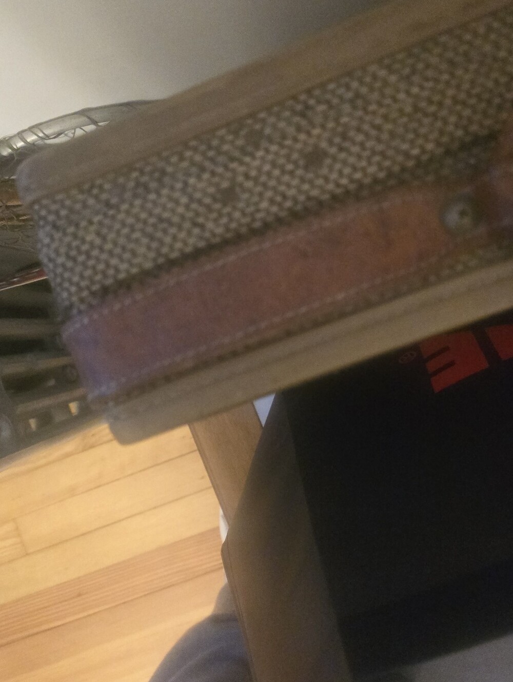 Vintage Tan and Brown Men's Briefcase - Picture 8 of 10